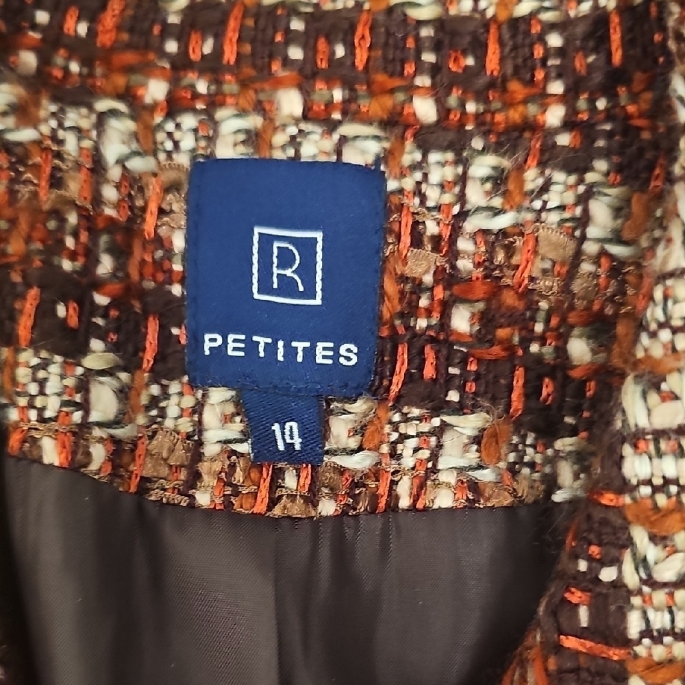 VINTAGE Multicolor tweed Blazer - Picture 2 of 6